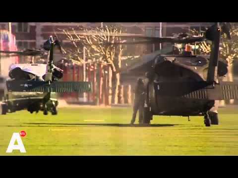 Video: Helikopters van Obama nemen Museumplein in