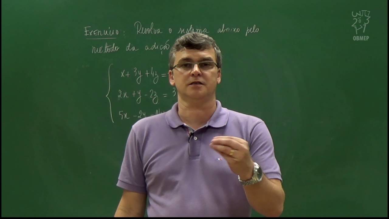 Métodos de solução de um sistema linear