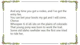 Chris LeDoux - The Buckskin Lady Lyrics
