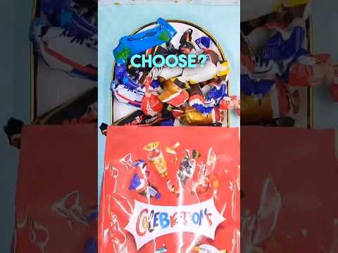 ASMR | CELEBRATIONS CHOCOLATE PACK #shorts #short #choices #chocolate #sweets #snickers