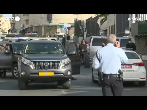 Israele, l'arrivo di Netanyahu in tribunale a Gerusalemme