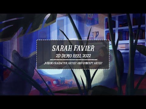 DEMO REEL 2D 2022 - Character artist 2D and concept art // Sarah Favier