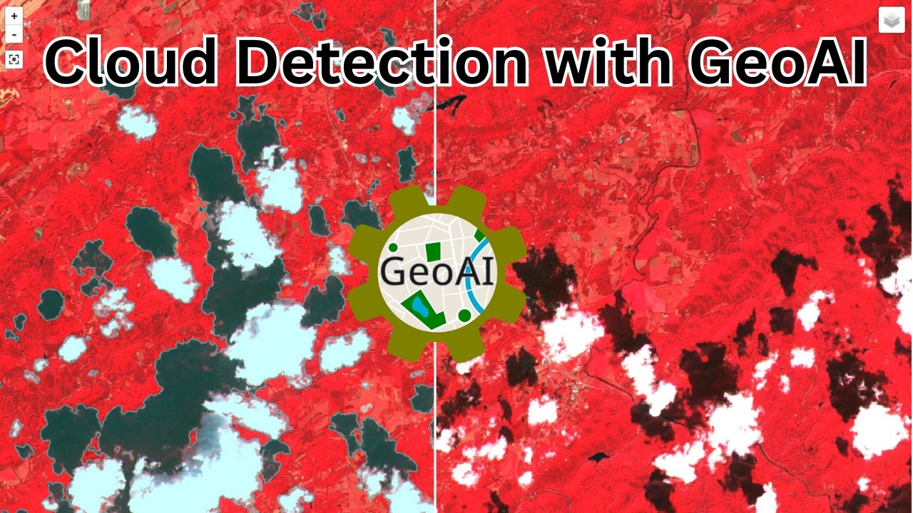 Cloud and Cloud Shadow Detection From Satellite Imagery with GeoAI and OmniCloudMask