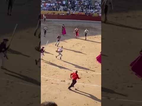 Daniel Luque, primer toro, Feria de Abril, Sevilla 03-05-2025