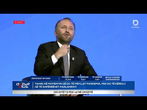 Abelard Tahiri: Pasi te perfundon pandemia, PDK rrezon cdo qeveri