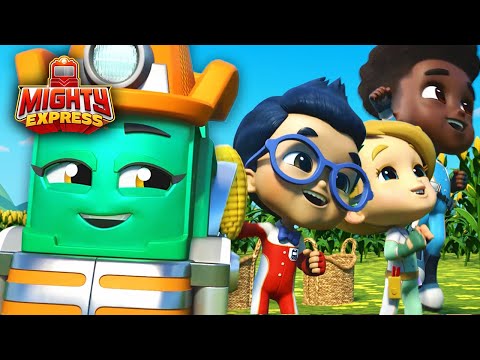 Farmer Faye's MEGA Corn Maze 🌽 MINI EPISODE 🌽 - Mighty Express Official