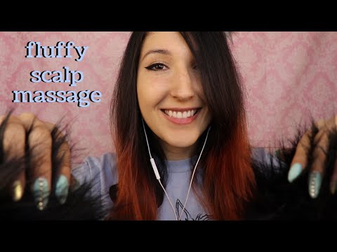 ASMR - FLUFFY TIME ~ Soft, Relaxing Scalp Massage w/ Fluffy Mic Covers ~