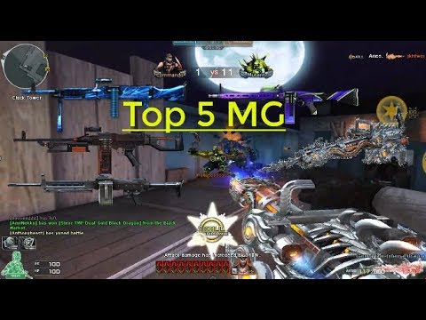Crossfire NA 2.0: TOP 5 BEST MG (Gatling Gun VIP, Tesla, Vektor, Cetme, Sig MG) HMX (Zombie V4)