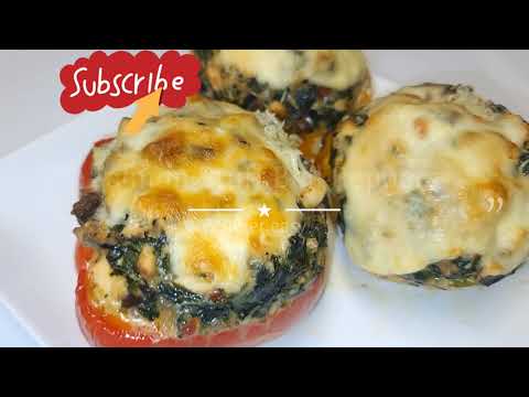Salmon Stuffed pepper| recipe, salmon recipe,