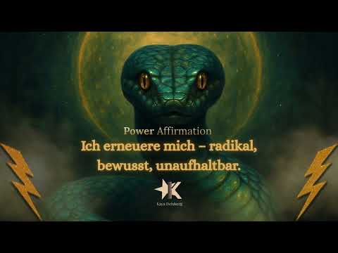 Ich erneuere mich – radikal, unaufhaltbar l Krafttier Schlange l Power Affirmation l Kaya Deisberg
