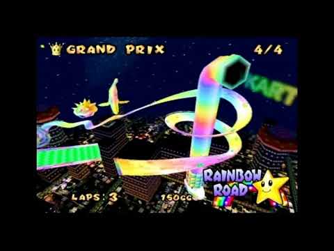 Mario Kart Rainbow Road Song with Lyrics