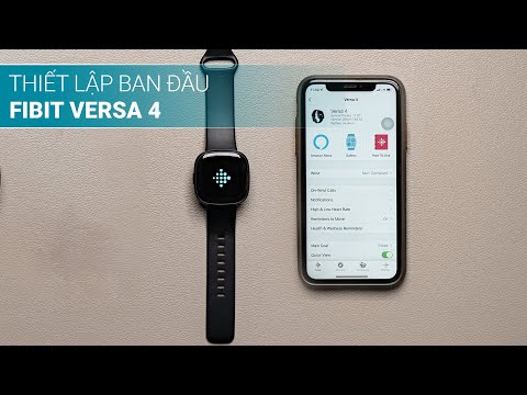 Hướng dẫn thiết lập ban đầu Fitbit Versa 4