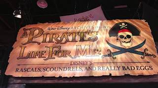 A Pirate&#39;s Life for Me: Disney Archive Tour #D23Expo 2017