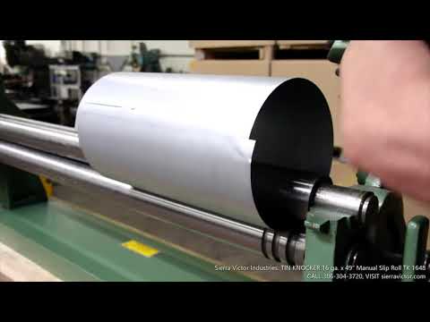 TIN KNOCKER TK 1648 Manual Slip Rolls | Sierra Victor Industries (1)