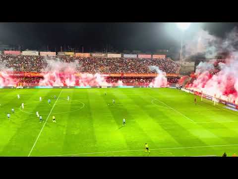 Il calcio d’avvio della finale tra Foggia e Lecco è uno spettacolo allo Zaccheria