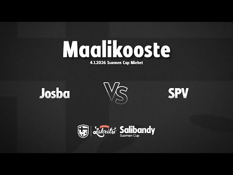 Maalikooste: Josba - SPV (Suomen Cup M)