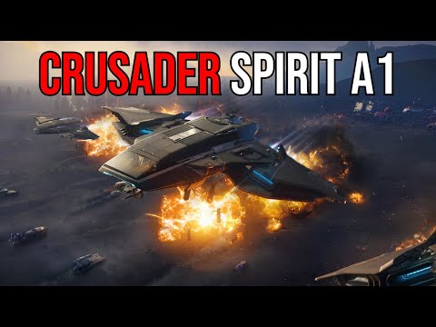Star Citizen Alpha 3.21 - Crusader Spirit A1 Flyable Now!