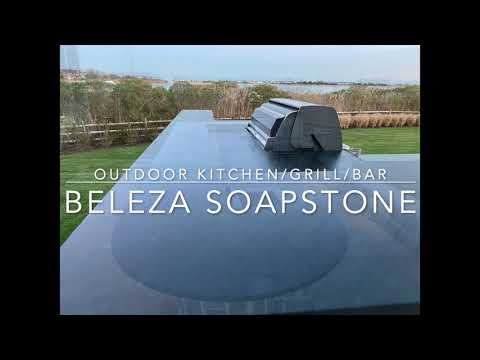 Custom Beleza Soapstone Outdoor Kitchen/Bar/Grill