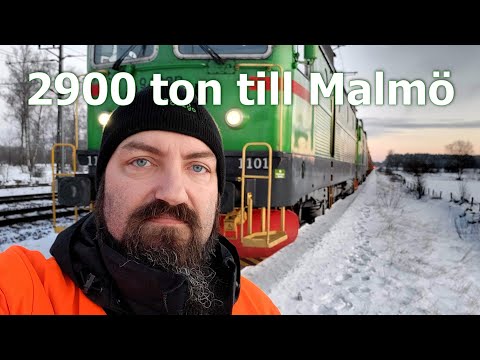 2900 Ton till Malmö︱Livet som Lokförare