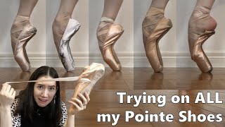 Ex-Ballerina - Trying on ALL My Old Pointe Shoes