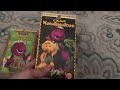 Barney S Campfire Sing Along 1996 VHS Plus Camp WannaRunnaRound 1997 VHS