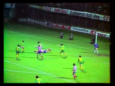 1977/78.- FC Nantes 1 Vs Atlético Madrid 1 (Copa de Europa - Octavos Ida. )
