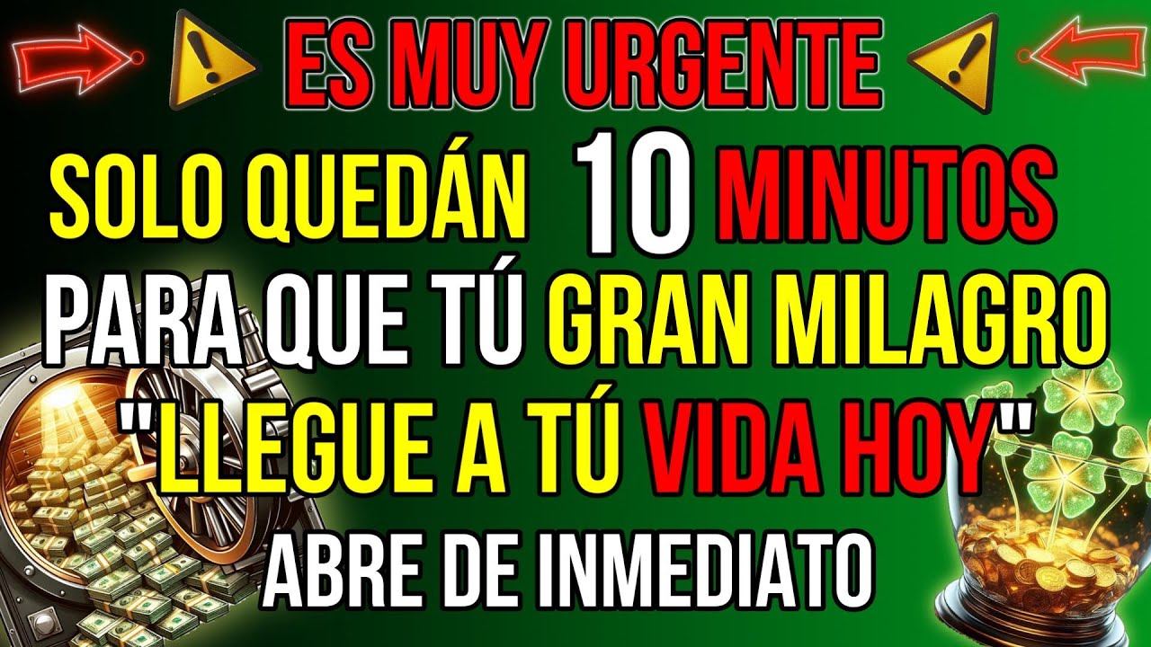 😍💲 DIOS DICE: ¡SI ME IGNORAS HOY, PERDERÁS TU MILAGRO MÁS GRANDE! 🎁 ¡ACEPTALO! | Mensaje de Dios
