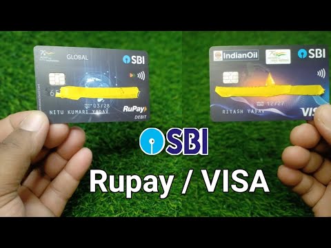 State Bank of India Rupay Debit card vs Visa Debit Card l sbi global debit card 🔥