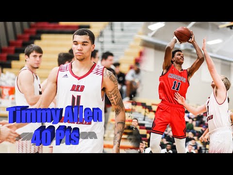 Shareef O'Neal VS 40 POINT OUTBURST From Timmy Allen! Crossroads VS Red Mountain