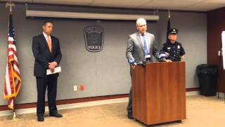 An emotional Chief Martin talks about Sgt. Reinhart's suicide, police investigation