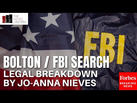 Jo-Anna Nieves Provides Legal Analysis After the FBI Searches John Bolton’s Home