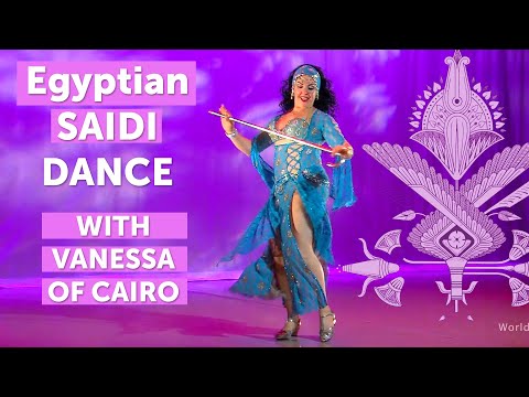 From "Saidi Dance" Egyptian Belly Dance - Vanessa of Cairo | Full Program → WorldDanceNewYork.com