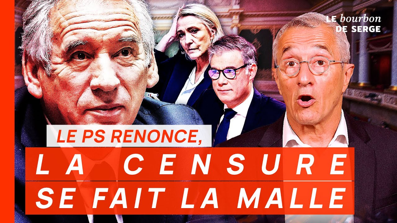 Le PS renonce, LA CENSURE SE FAIT LA MALLE
