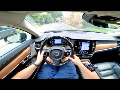 2018 Volvo S90 D5 2.0 AWD 235HP Automatic - POV TEST DRIVE