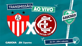 JOGO COMPLETO: GUARANY DE BAGÉ 1x0 INTER-SM | GAUCHÃO 2026 | 24/01/2026