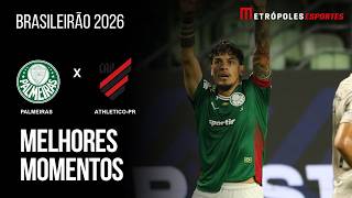 Palmeiras 1 x 0 Athletico-PR | Melhores Momentos | Brasileirão 2026