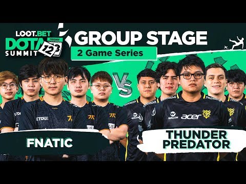 Fnatic vs Thunder Predator Game 2 - Dota Summit 12: Group Stage