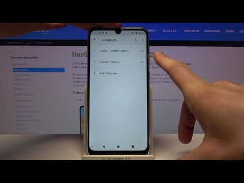 How to change the language on your ZTE Blade A7 2019 cell phone - set language