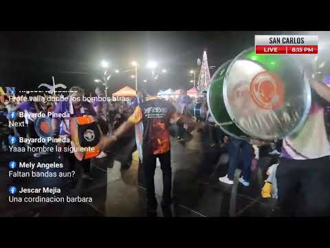 Carnaval Acuático, Desfile de Comparsas, malecón de San Carlos