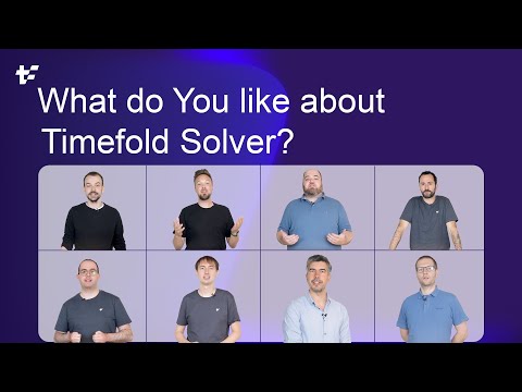 What do our employees say about Timefold Solver?