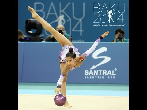 Beatriz Santos - Portugal - Bola (Ball) - Junior - European Championship Baku 2014