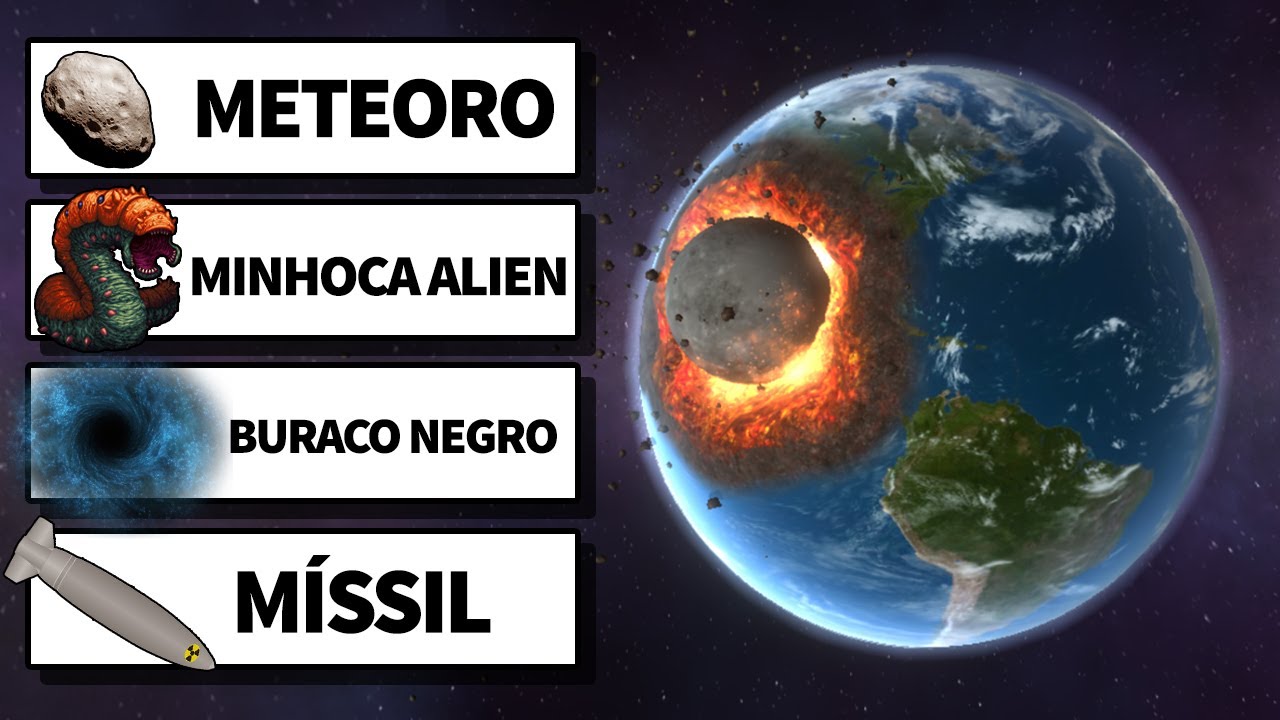ESCOLHA COMO VOCÊ QUER DESTRUIR O PLANETA TERRA! - Solar Smash