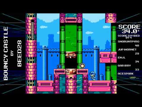Make a Good Mega Man Level 2 Blind Run - Pt 32 - Bouncy Aurora City