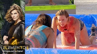 Pelea en lodo SIN CENSURA | Reto 4 Elementos