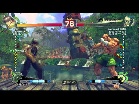 USFIV~ Guy (AF0) vs.  Sagat (king sagat 2010) HD