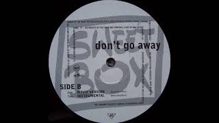 Sweetbox – Don't Go Away (Instrumental)