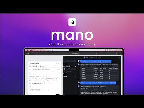 Mano: Your LLM-powered helping hand