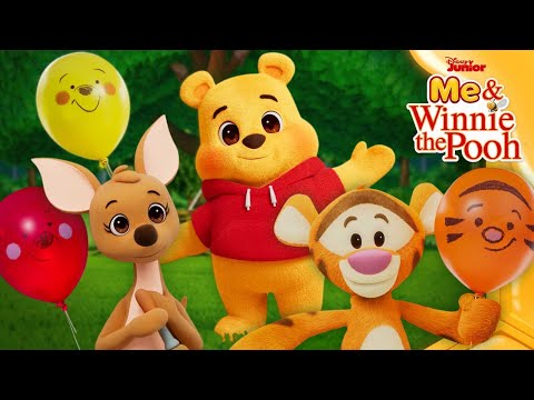 Surprise Birthday Balloons 🎉🎈 | Me & Winnie the Pooh 🍯 | Vlog 14 | @disneyjunior