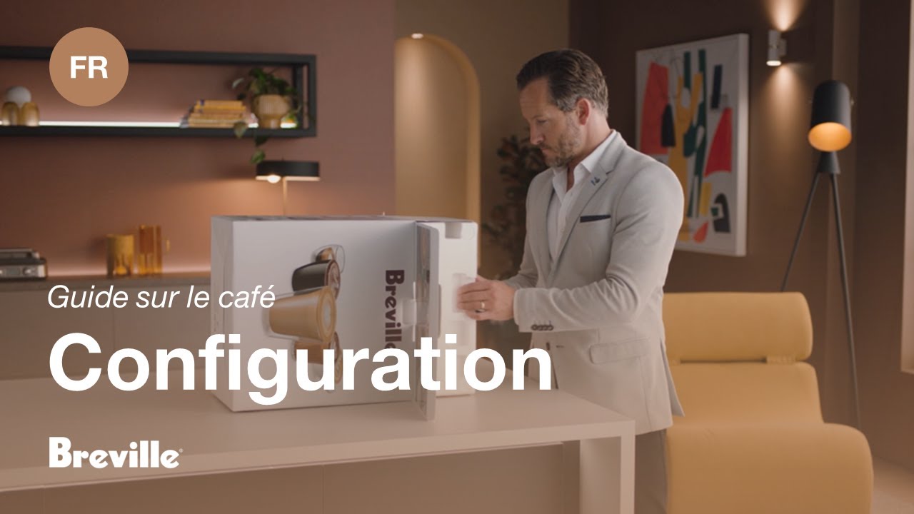 Guide didactique du café Breville - Déballage et pièces