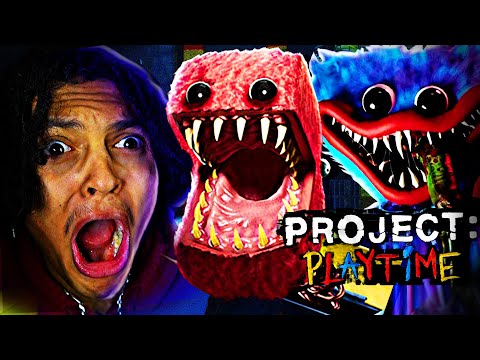 GETTING CHASED BY BOXY BOO AND PLAYING AS HUGGY WUGGY!?!?(Project Playtime)